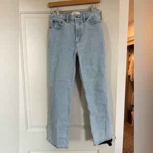 Abercrombie & Fitch High Rise Vintage Straight Leg Jeans